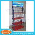 4 tiers flooring metal engine oil display stand shelving